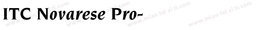 ITC Novarese Pro字体转换